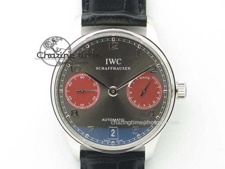 MIROTIME 0711 EasyCare Portuguese Real PR IW500705 ZF 1:1 Best Edition On Blue Leather Strap A52010 V 7310